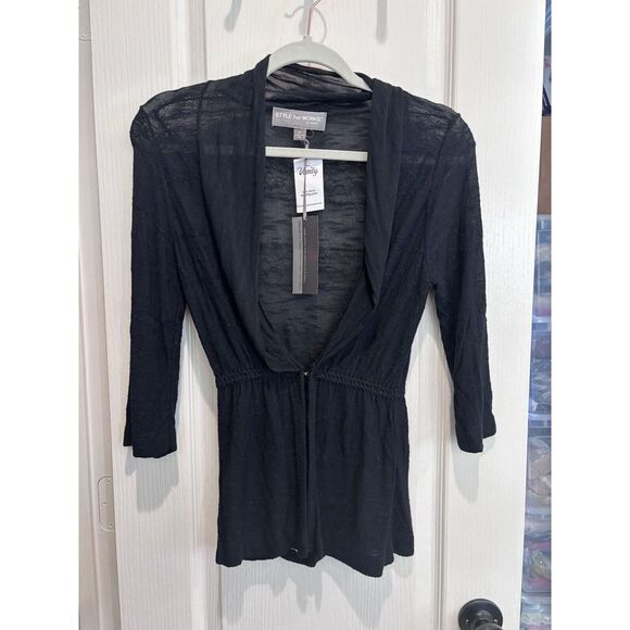 Sweaters - Style That Works By Vanity.‎ NWT Size Small Lightweight Cardigan. 2417